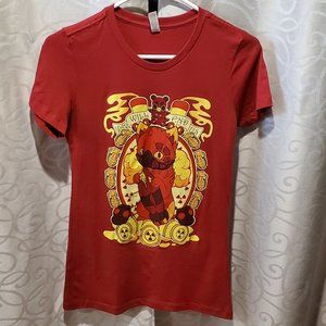 WAR WILL END US Graphic Kitten T-Shirt Medium